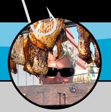 Anthony Bourdain at the fish store