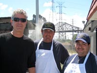 Anthony Bourdain at Calumet Fisheries